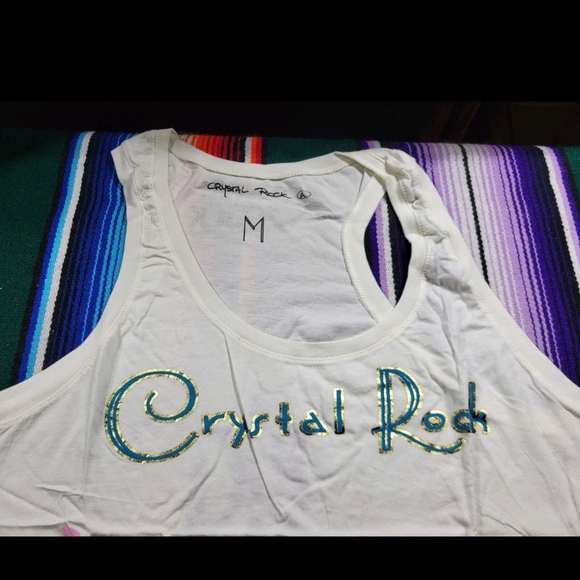 NWT Crystal Rock By Christan Audiguer Red Riding Hood Tank Top. M - Picture 4 of 8